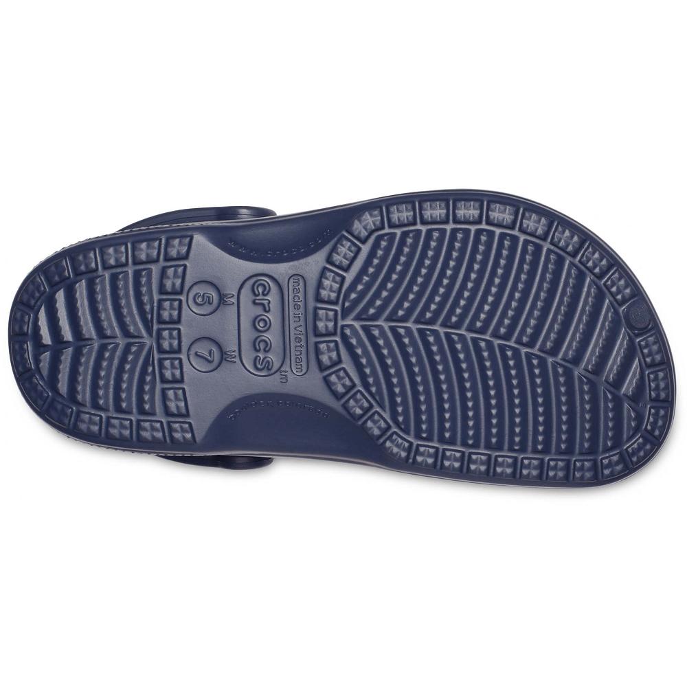 Navy Women's Crocs Baya Lined Clogs | NZ 0100CTVE